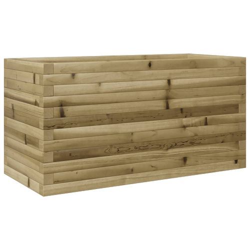 Jardinière 90x40x45,5 cm bois de pin imprégné - Photo n°2; ?>