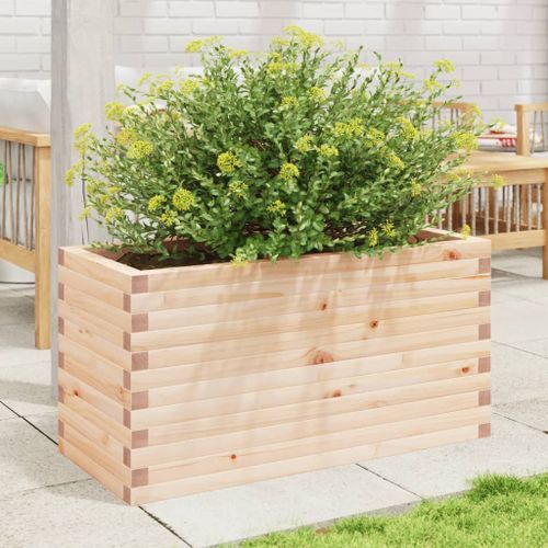 Jardinière 90x40x45,5 cm bois de pin massif - Photo n°3; ?>