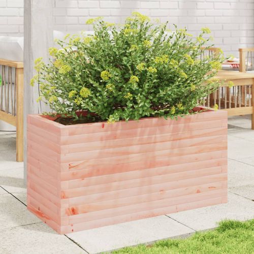 Jardinière 90x40x45,5 cm bois massif douglas - Photo n°3; ?>