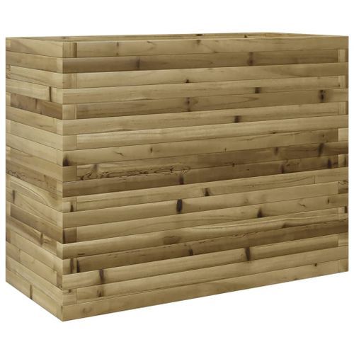 Jardinière 90x40x68,5 cm bois de pin imprégné - Photo n°2; ?>