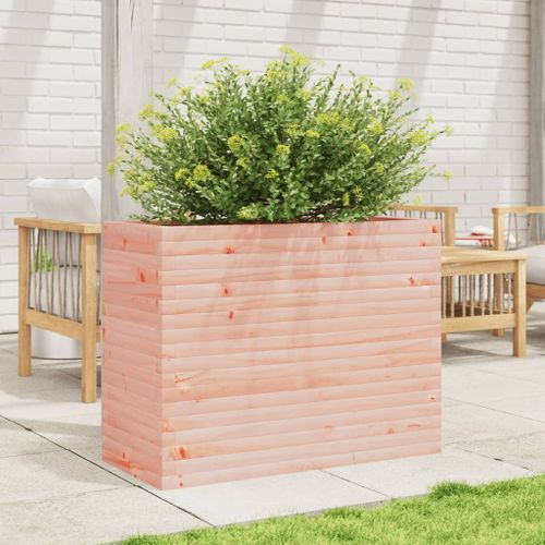 Jardinière 90x40x68,5 cm bois massif douglas - Photo n°3; ?>