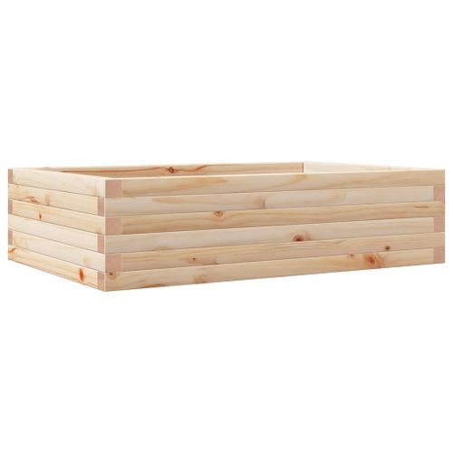 Jardinière 90x60x23 cm bois de pin massif - Photo n°2; ?>