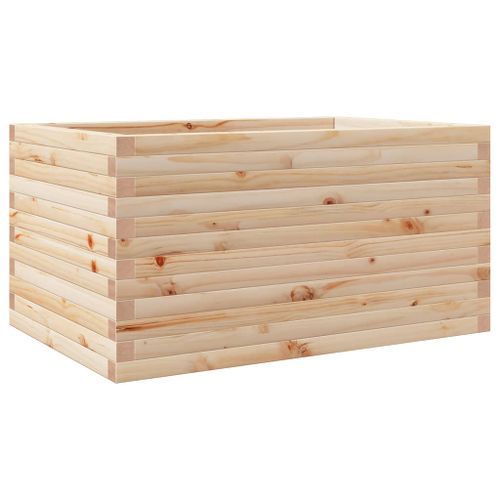 Jardinière 90x60x46 cm bois de pin massif - Photo n°2; ?>