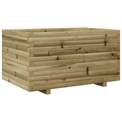 Jardinière 90x60x49,5 cm bois de pin imprégné - Photo n°2; ?>