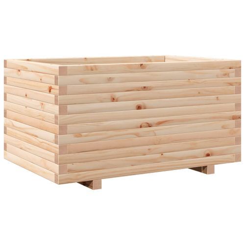 Jardinière 90x60x49,5 cm bois de pin massif - Photo n°2; ?>