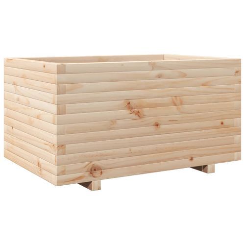 Jardinière 90x60x49,5 cm bois de pin massif - Photo n°2; ?>