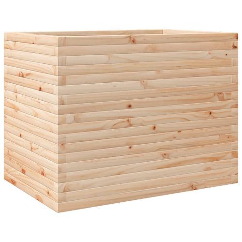 Jardinière 90x60x68,5 cm bois de pin massif - Photo n°2; ?>