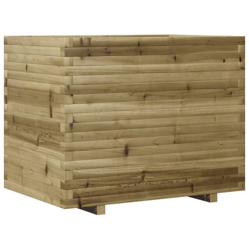 Jardinière 90x60x72,5 cm bois de pin imprégné - Photo n°2; ?>