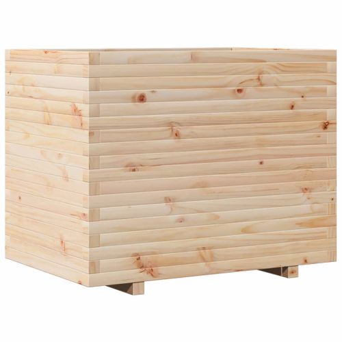 Jardinière 90x60x72,5 cm bois de pin massif - Photo n°2; ?>