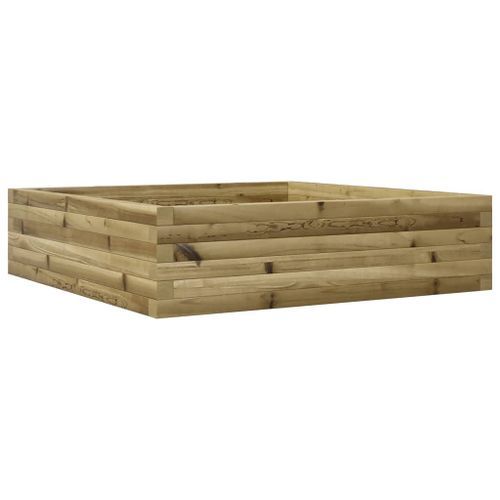 Jardinière 90x90x23 cm bois de pin imprégné - Photo n°2; ?>