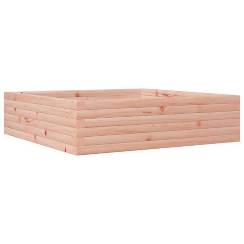 Jardinière 90x90x23 cm bois massif douglas - Photo n°2; ?>