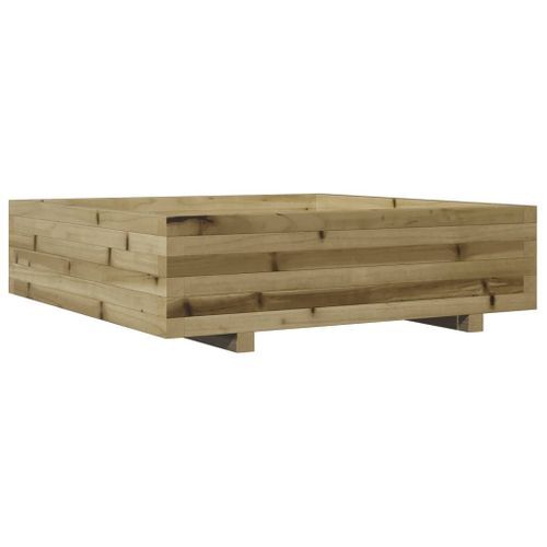 Jardinière 90x90x26,5 cm bois de pin imprégné - Photo n°2; ?>