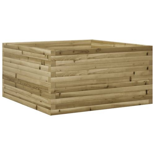 Jardinière 90x90x46 cm bois de pin imprégné - Photo n°2; ?>