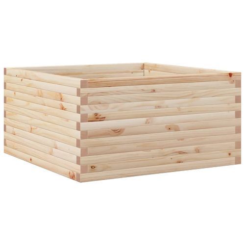 Jardinière 90x90x46 cm bois de pin massif - Photo n°2; ?>