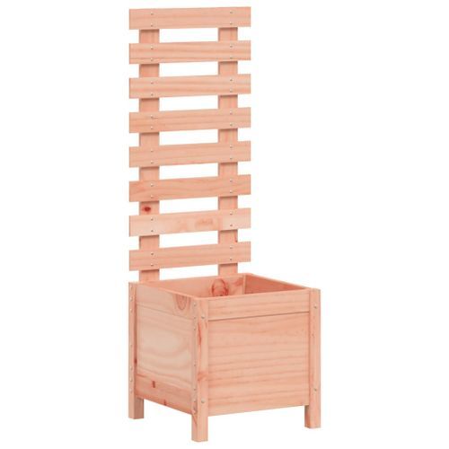 Jardinière avec support 39x39,5x114 cm bois massif douglas - Photo n°2; ?>