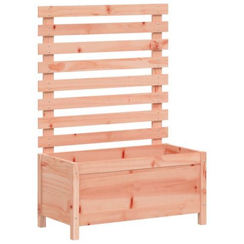 Jardinière avec support 79x39,5x114 cm bois massif douglas - Photo n°2; ?>