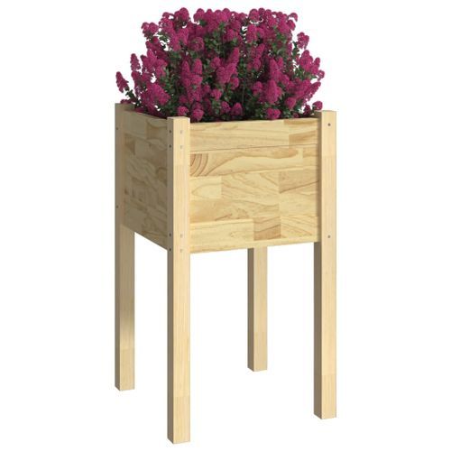 Jardinière d'extérieur 40x40x70 cm Bois de pin massif - Photo n°3; ?>