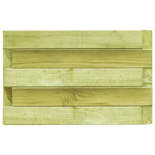 Jardinière surélevée de légumes Bois de pin imprégné 200 cm - Photo n°3; ?>