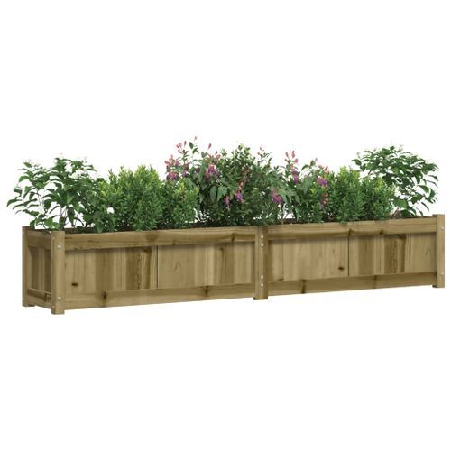 Jardinières 2 pcs bois de pin imprégné - Photo n°3; ?>