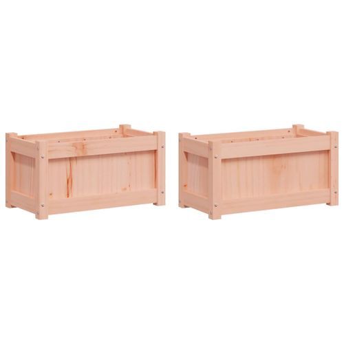 Jardinières 2 pcs bois massif douglas - Photo n°2; ?>