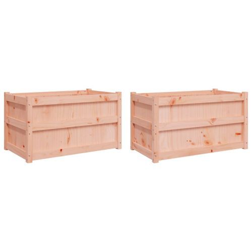 Jardinières 2 pcs bois massif douglas - Photo n°2; ?>