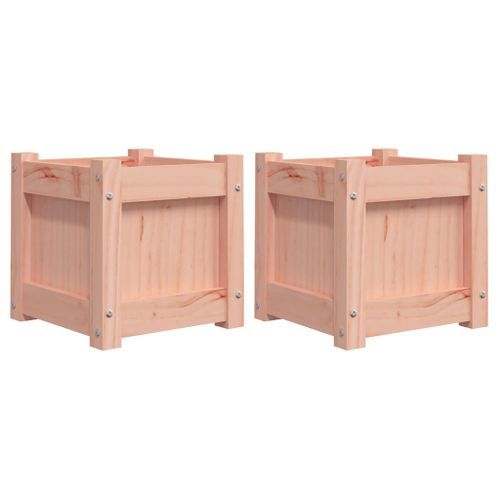 Jardinières 2 pcs bois massif douglas - Photo n°2; ?>