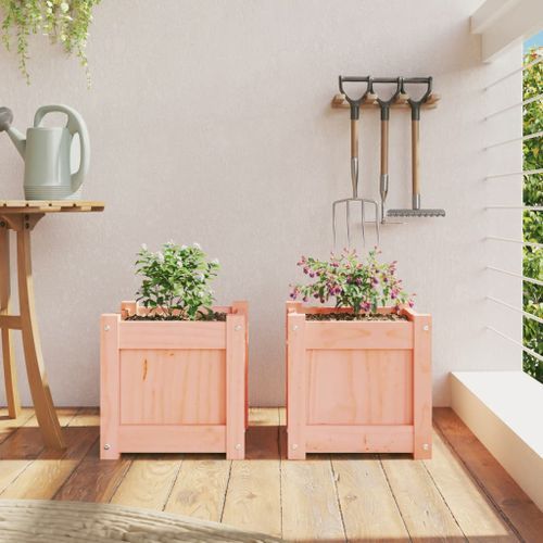 Jardinières 2 pcs bois massif douglas - Photo n°3; ?>