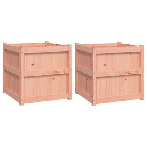 Jardinières 2 pcs bois massif douglas - Photo n°2; ?>