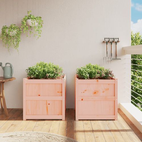 Jardinières 2 pcs bois massif douglas - Photo n°3; ?>