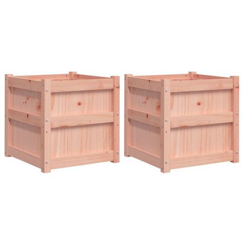 Jardinières 2 pcs bois massif douglas - Photo n°2; ?>