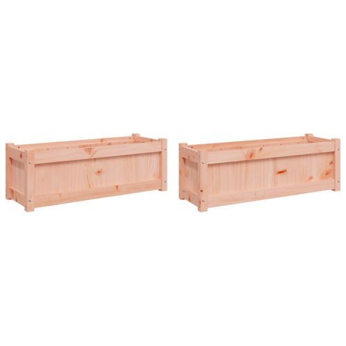 Jardinières 2 pcs cm bois massif douglas - Photo n°2; ?>