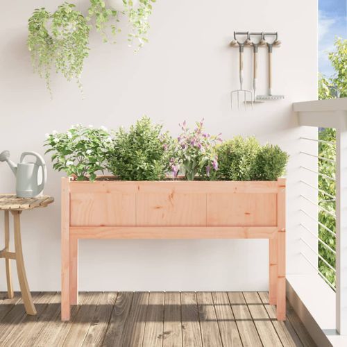 Jardinières avec pieds 110x31x70 cm bois massif douglas - Photo n°3; ?>