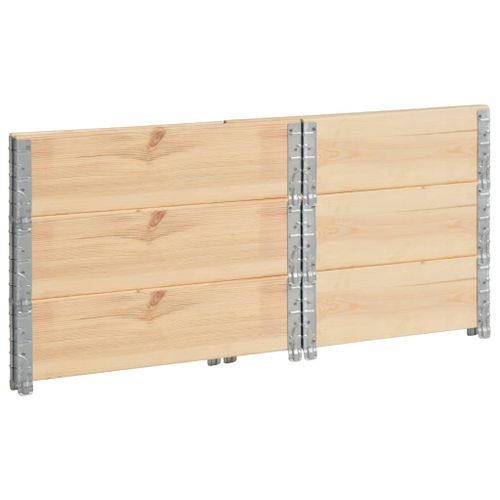 Jardinières surélevées 3 pcs 60x80 cm Bois de pin solide - Photo n°3; ?>