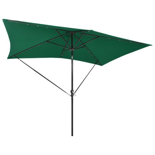 Jeu de bande de protection anti-vent parasol Noir Polypropylène - Photo n°3; ?>