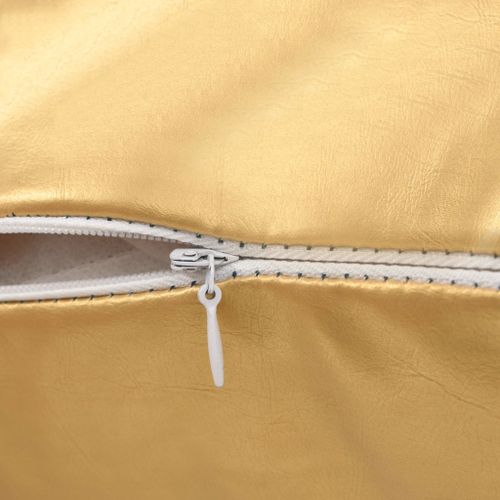 Jeu De Coussin 2 Pcs PU 60 X 60 Cm Doré 12 Jeu de coussin 2 pcs PU 60 x 60 cm Doré - Photo n°2; ?>