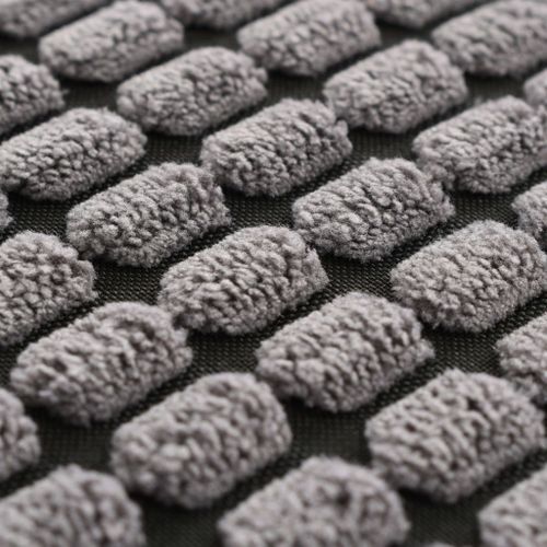 Jeu de coussin 2 pcs Velours 40 x 60 cm Gris 2 - Photo n°2; ?>