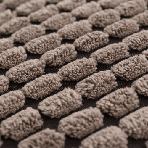 Jeu de coussin 2 pcs Velours 45 x 45 cm Marron - Photo n°2; ?>