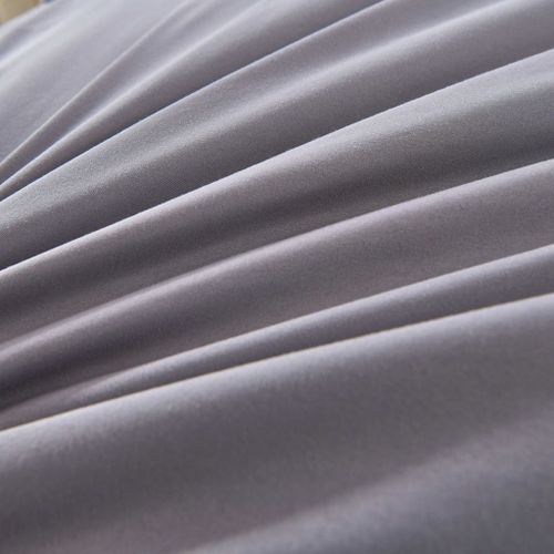 Jeu de housse de couette Anthracite 155x200/80x80 cm - Photo n°2; ?>