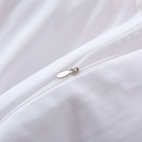 Jeu de housse de couette Blanc 135x200/80x80 cm - Photo n°3; ?>