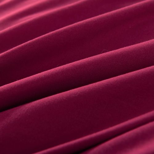 Jeu De Housse De Couette Bordeaux 140x220/60x70 Cm 10 Jeu de housse de couette Bordeaux 140x220/60x70 cm - Photo n°2; ?>