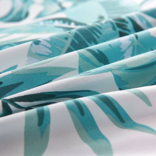 Jeu De Housse De Couette Feuilles Vert 200x200/60x70 Cm 6 Jeu de housse de couette Feuilles Vert 200x200/60x70 cm - Photo n°2; ?>