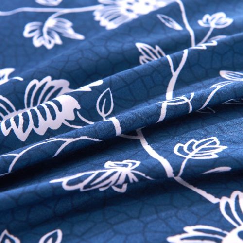 Jeu de housse de couette Motif floral 155x220/80x80 cm 3 - Photo n°2; ?>