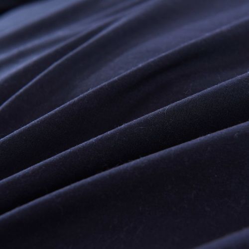 Jeu de housse de couette Noir 140x200/60x70 cm - Photo n°2; ?>