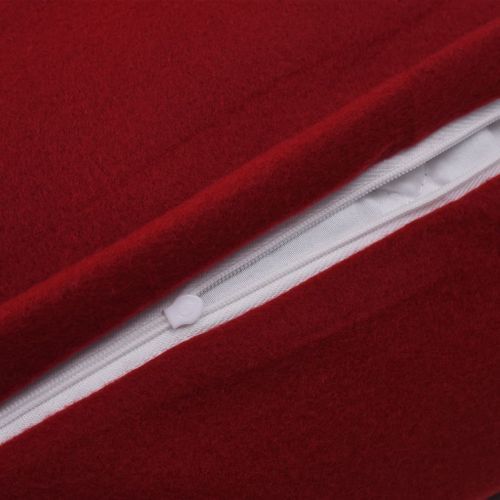 Jeu De Literie 4 Pcs Molleton Rouge Bordeaux 155x200/80x80 Cm 8 Jeu de literie 4 pcs Molleton Rouge bordeaux 155x200/80x80 cm - Photo n°2; ?>