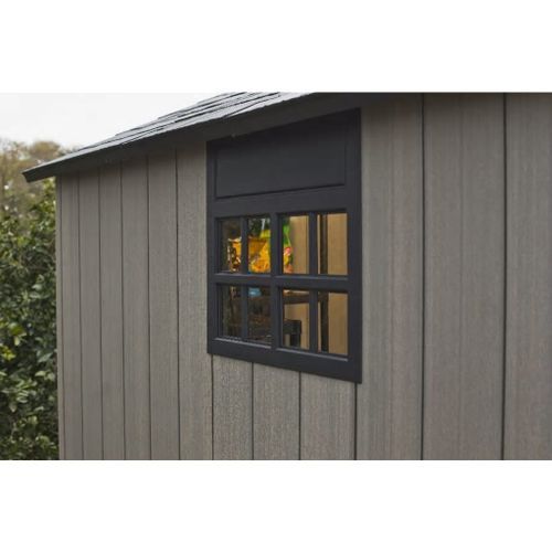 Keter Abri de jardin Oakland 757 anthracite - Photo n°3; ?>