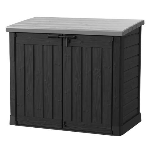 Keter Armoire de stockage de jardin Store It OutMax Anthracite et gris - Photo n°2; ?>