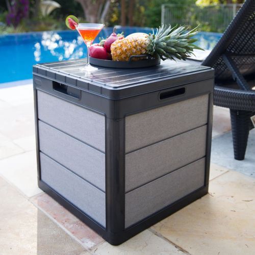 Keter Boîte de rangement de jardin Denali 113 L Anthracite - Photo n°3; ?>