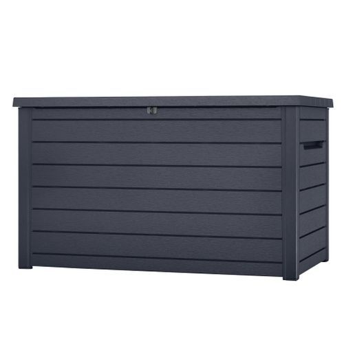 Keter Boîte de rangement de jardin Ontario 870 L Anthracite Ecom - Photo n°2; ?>