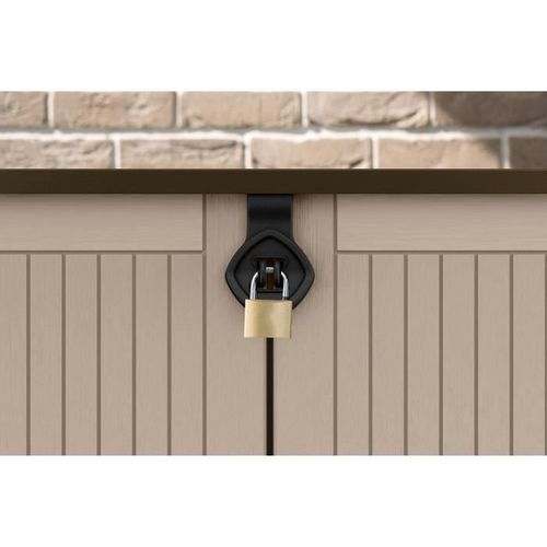 KETER - Coffre de jardin - Multifonctions - sans vérins - 880L - Beige - Photo n°2; ?>