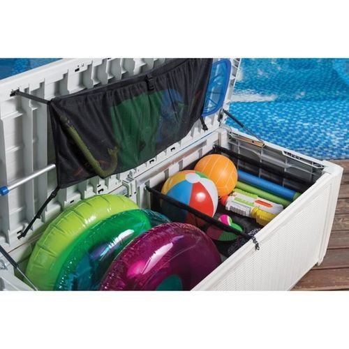 KETER Coffre de jardin Sumatra - En résine - 511 L - Blanc - Photo n°2; ?>